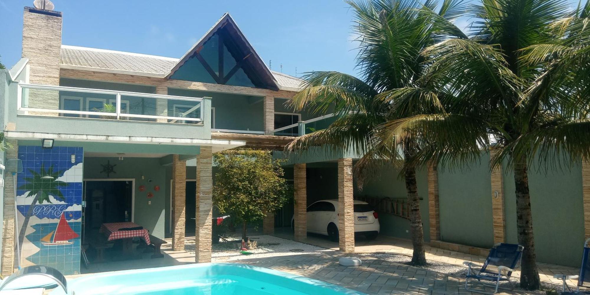 Casa Com Piscina Na De *